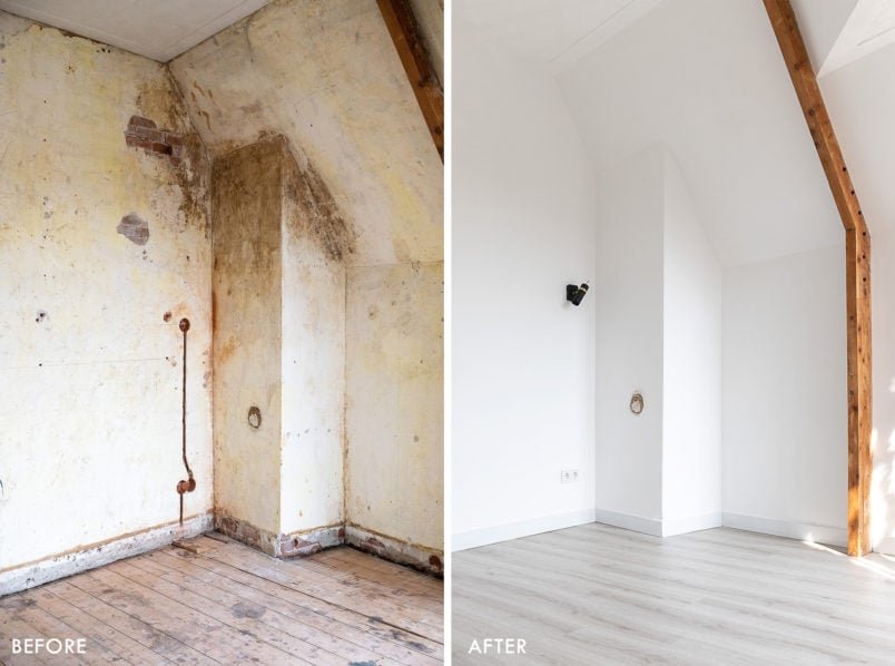 How-To-Lay-A-Vinyl-Floor-Before-After-804x598